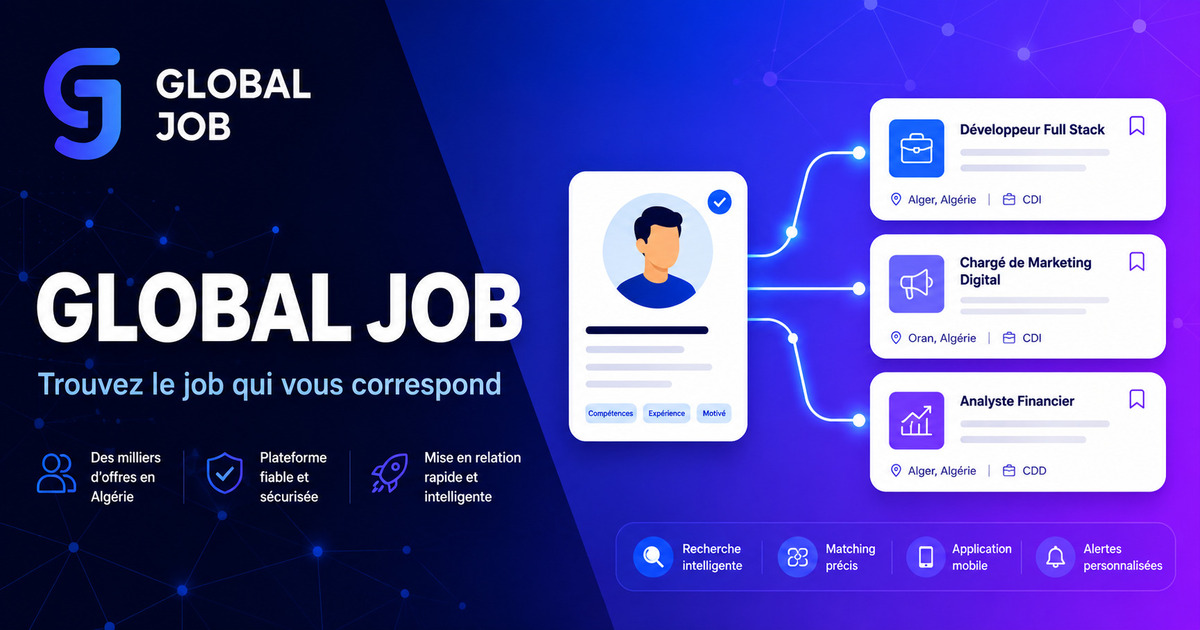 GLOBAL JOB - Plateforme & Cabinet de Recrutement | Algérie